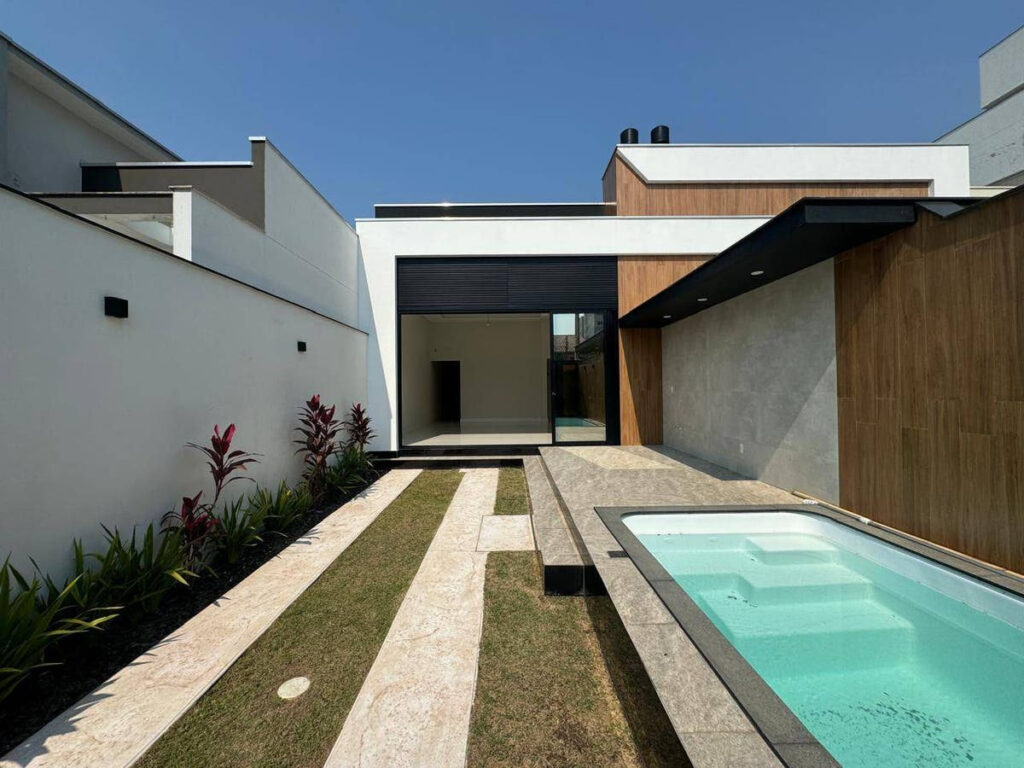 casa com piscina
